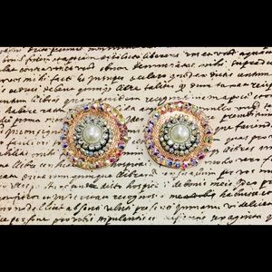 Pearl And Rhinestone Rose Gold Pasties